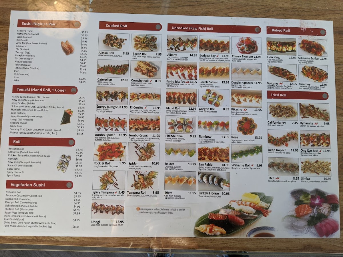 Menu Yammy Sushi-3