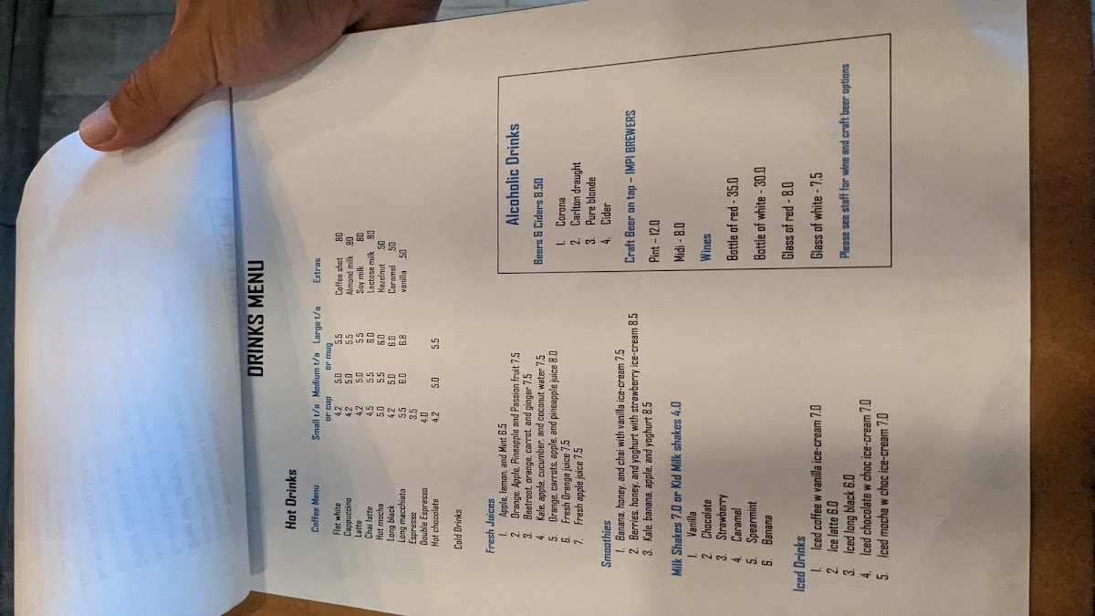 Menu Yanchep Beach Lagoon Cafe-7