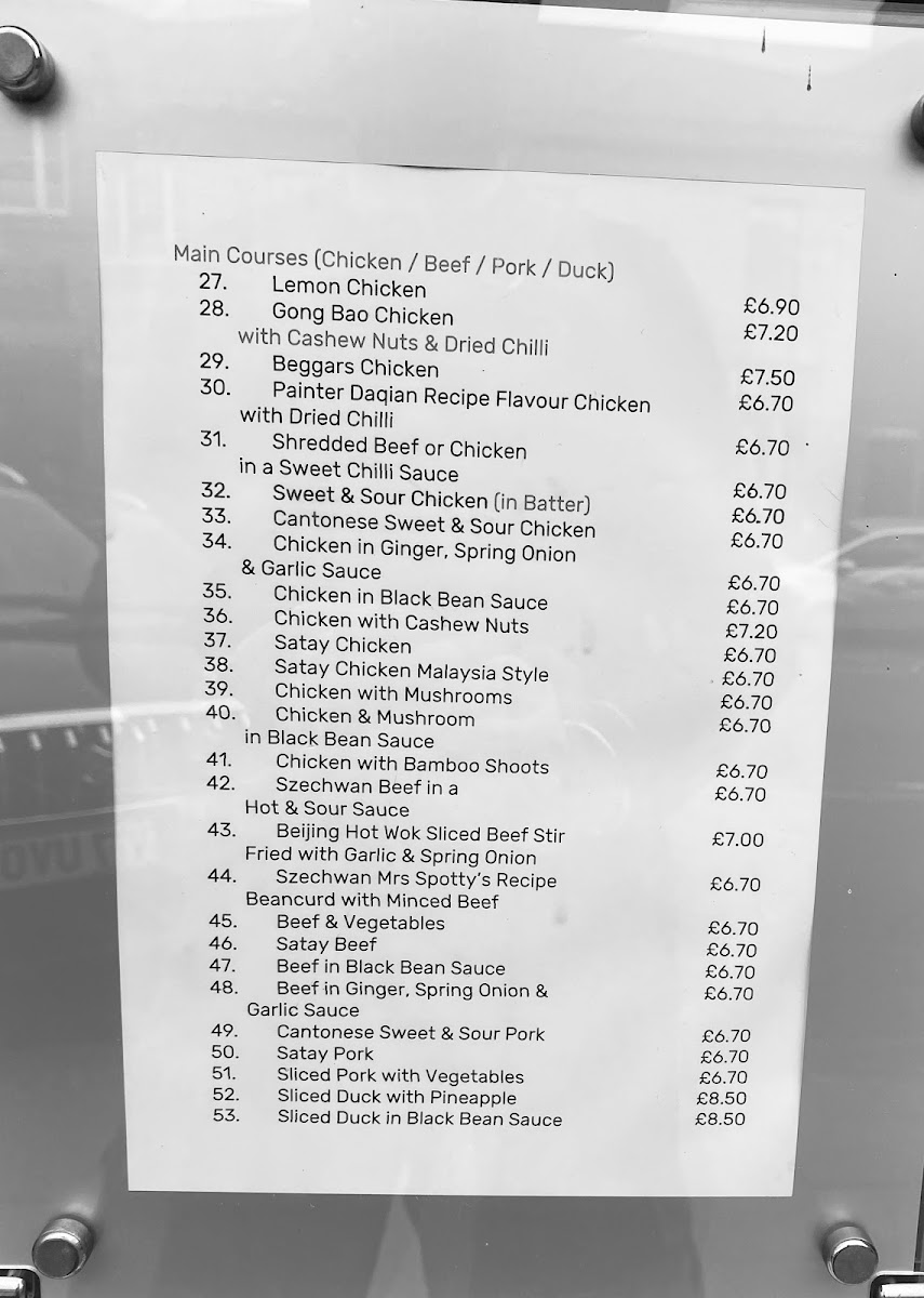 Menu Yan's Restaurant-5