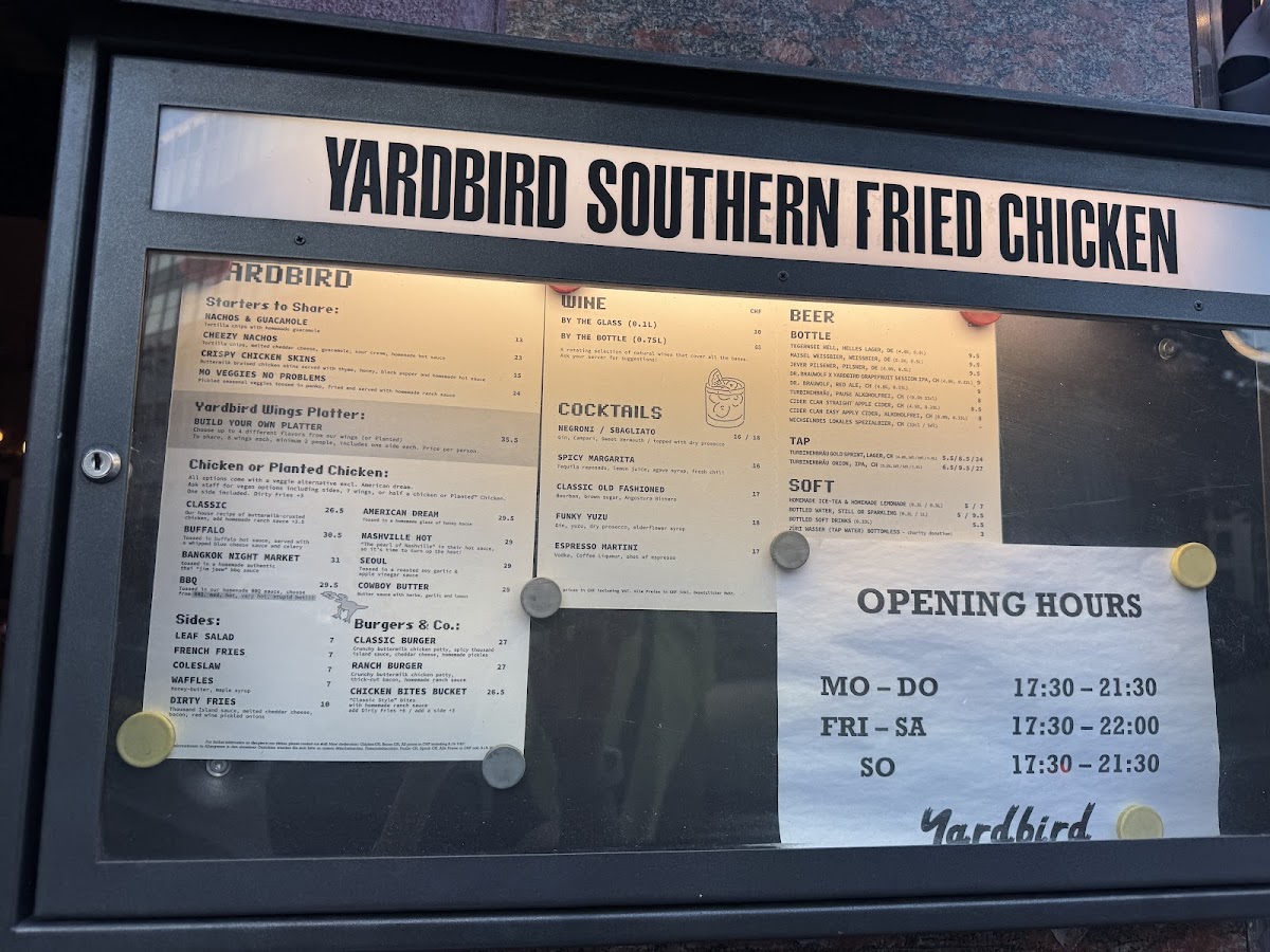 Menu Yardbird Southern Fried Chicken-5
