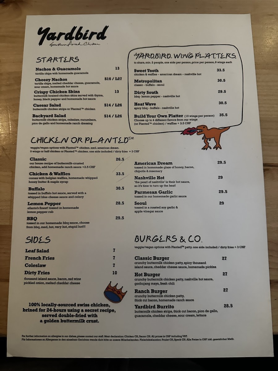 Menu Yardbird Southern Fried Chicken-6