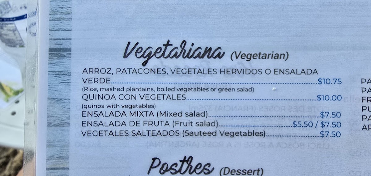 Menu Yarisnori Bocas Del Toro-7