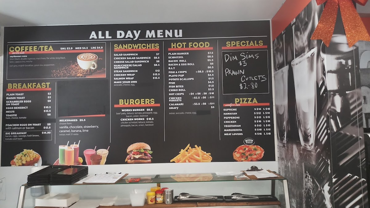 Menu Yarramalong Cafe / Store / Fuel-1