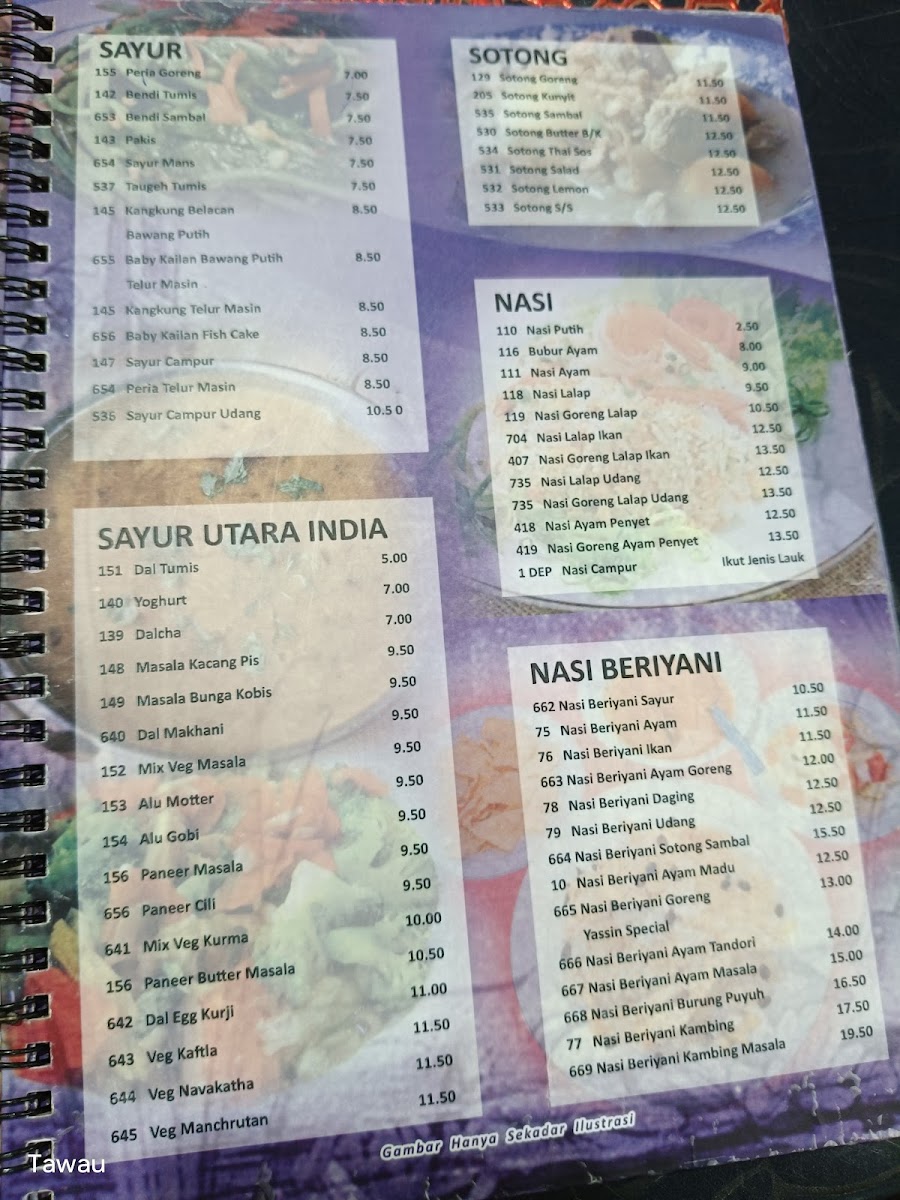 Menu Yassin Curry House-4