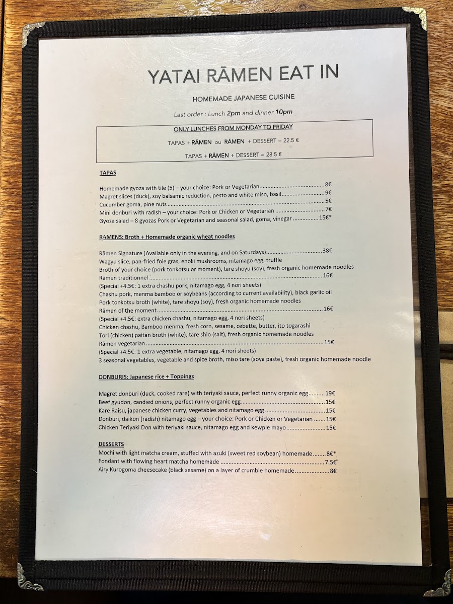 Menu Yatai Ramen-5