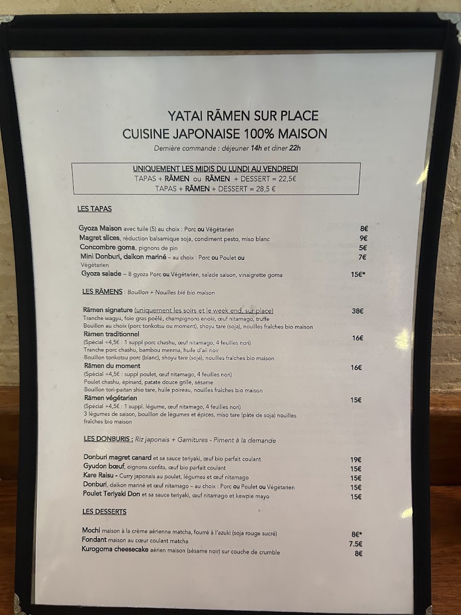 Menu Yatai Ramen-6