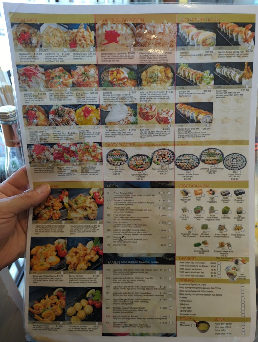 Menu Yatai Sushi Cannonvale-3