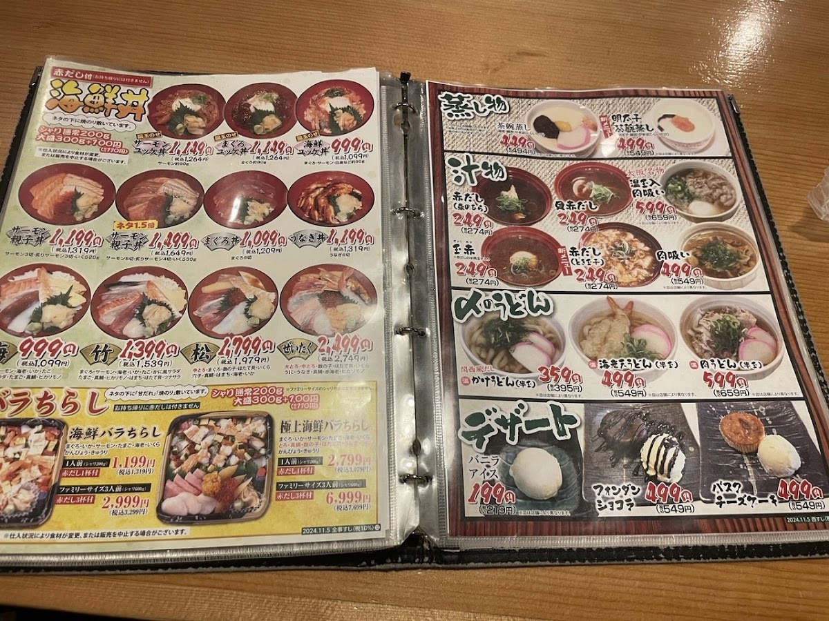 Menu Yataizushi Abikocho-9