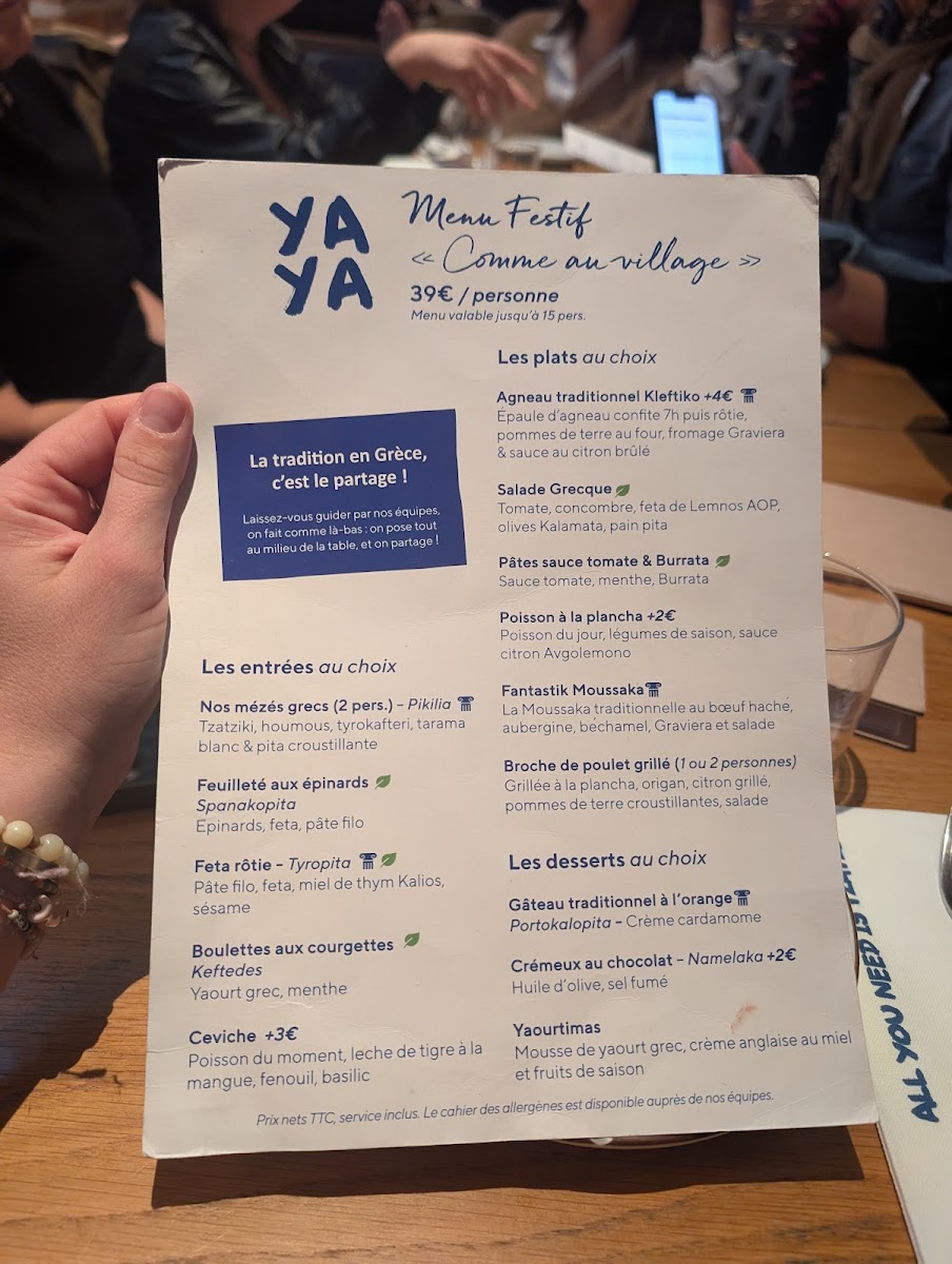 Menu Yaya Lille - Restaurant Méditerranéen Par Juan Arbelaez-3