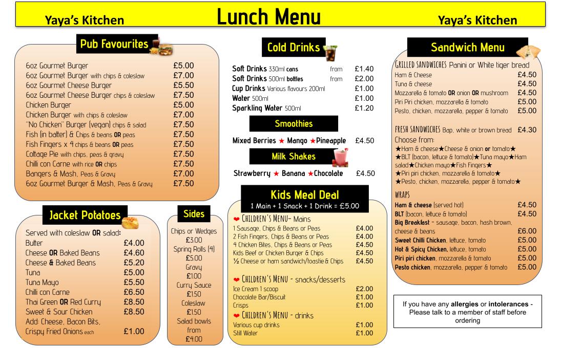Menu Yaya's Kitchen-2