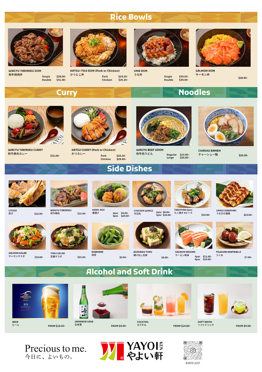 Menu Yayoi Chatswood-2