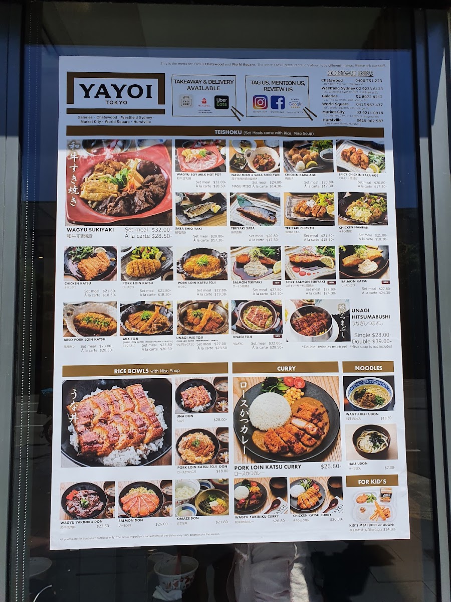 Menu Yayoi Chatswood-5