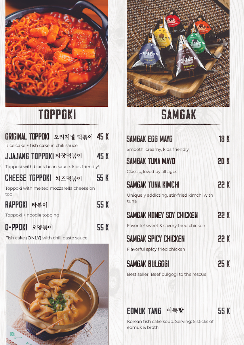 Menu Yejeon Korean Restaurant Mataram-3