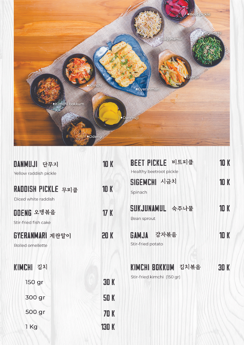 Menu Yejeon Korean Restaurant Mataram-5