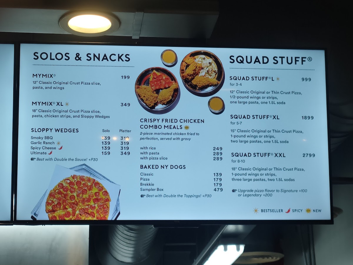Menu Yellow Cab Pizza Co. - Visayas Ave.-1