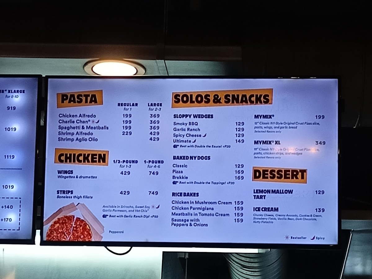 Menu Yellow Cab Pizza Co. - Visayas Ave.-2