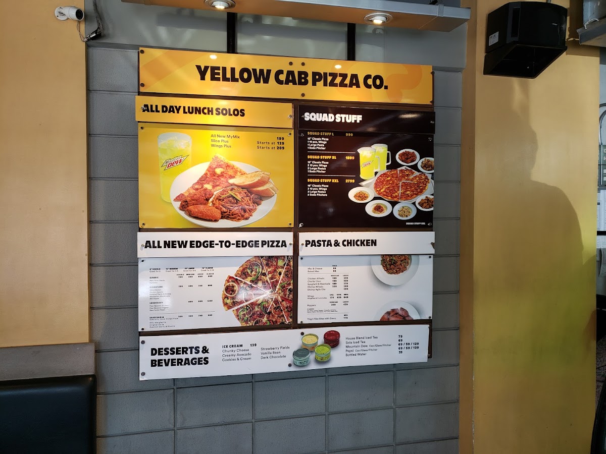 Menu Yellow Cab Pizza Co. - Visayas Ave.-8