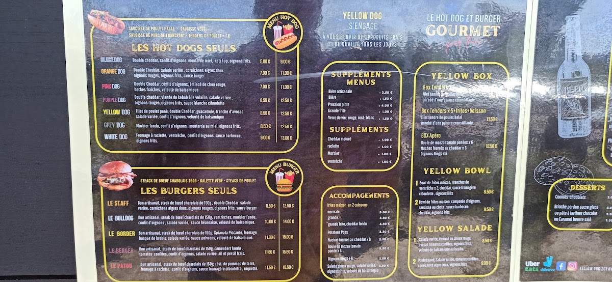 Menu Yellow Dog-2