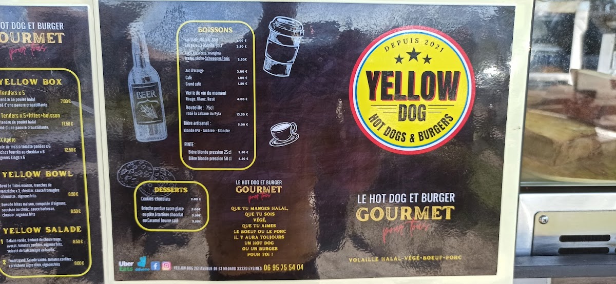 Menu Yellow Dog-3