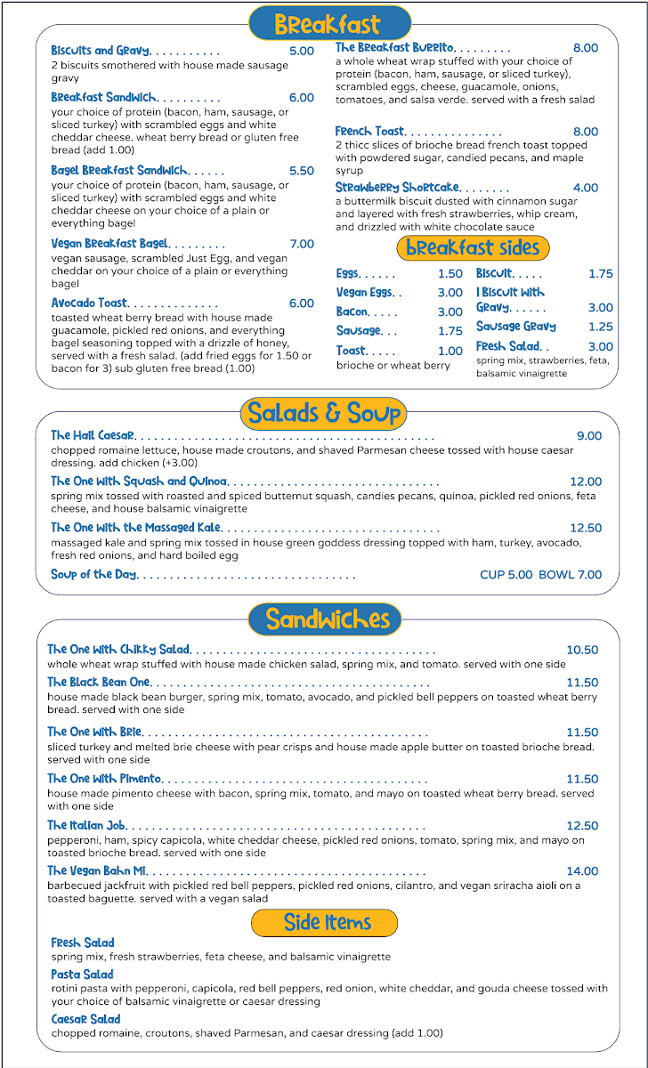 Menu Yellow Mug Coffee Lounge-4
