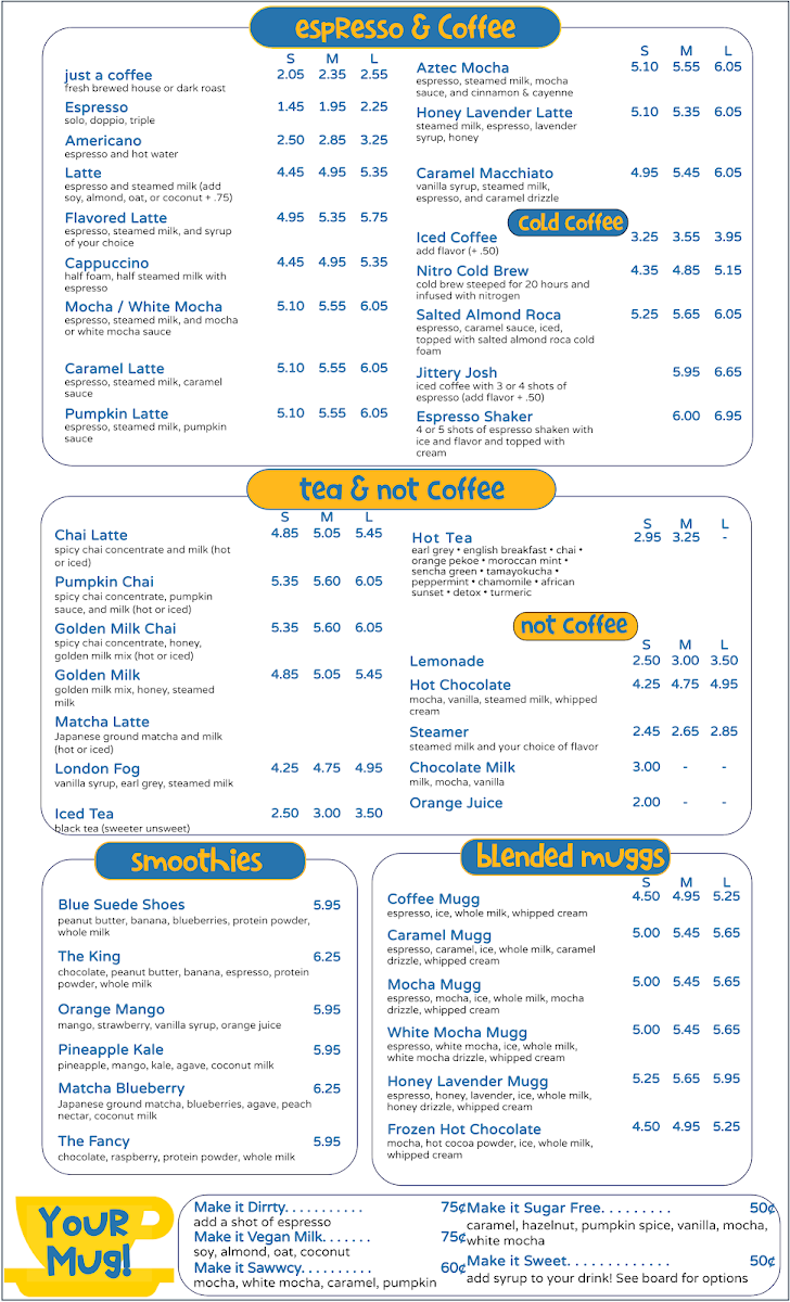 Menu Yellow Mug Coffee Lounge-5
