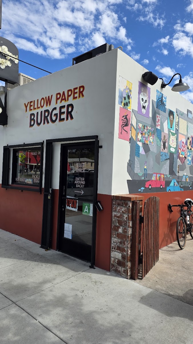 Yellow Paper Burger