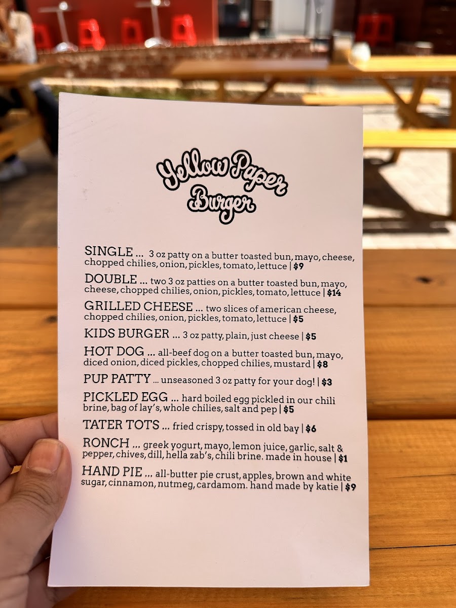 Menu Yellow Paper Burger-2