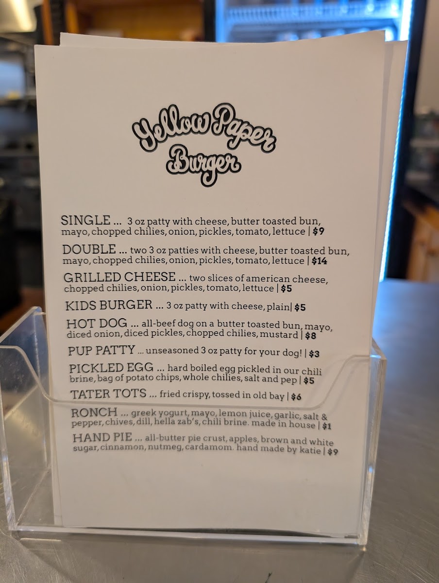 Menu Yellow Paper Burger-3