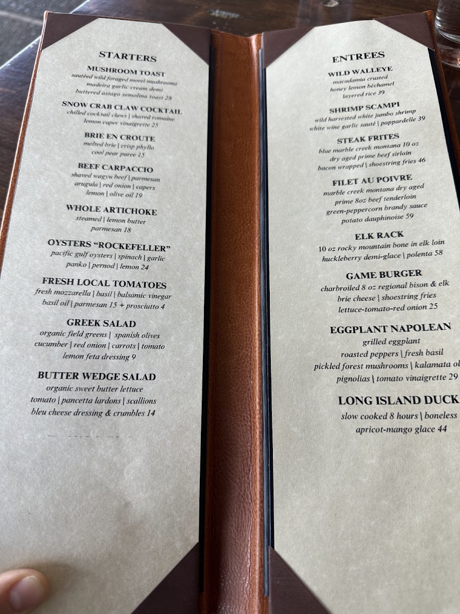 Menu Yellowstone Valley Grill-7