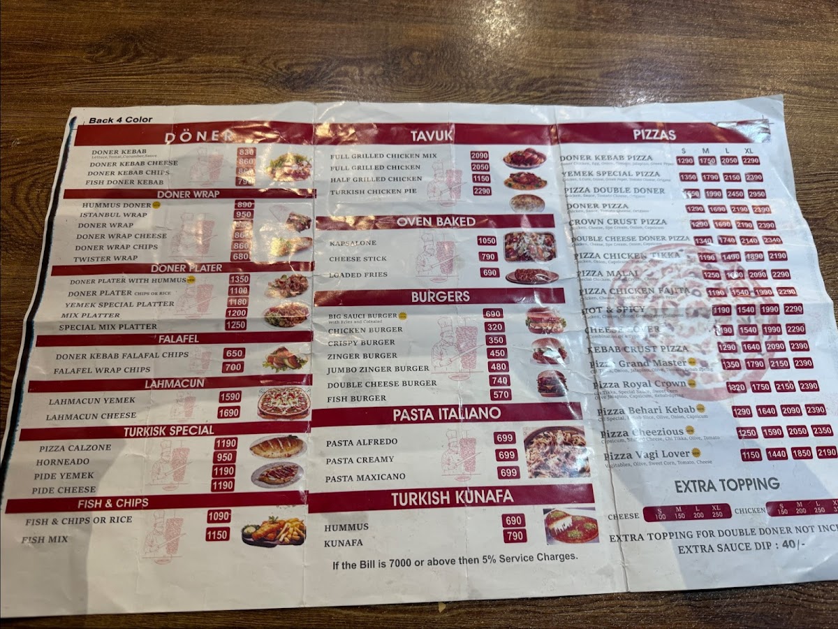 Menu Yemek Doner Kebab & Pizza Italian-1