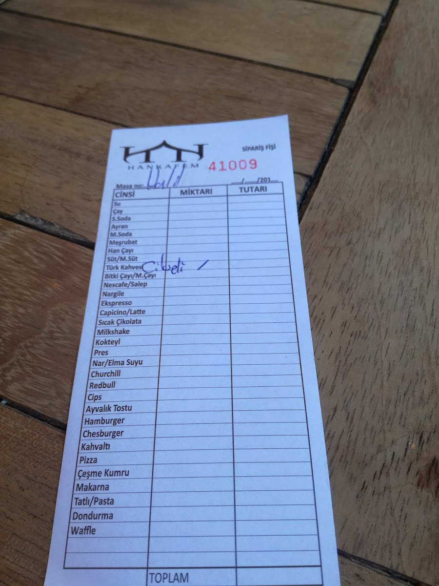 Menu Yeni Han-3
