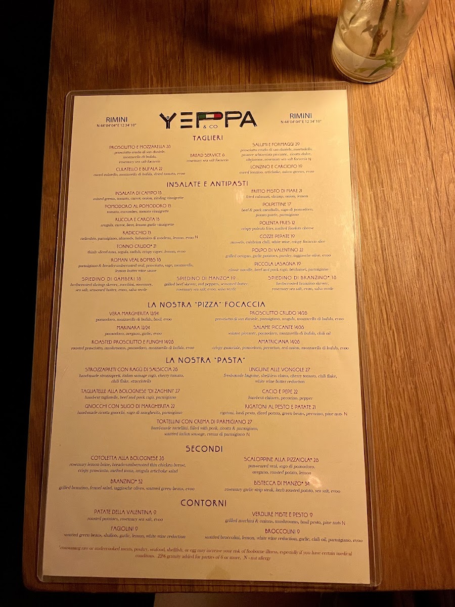 Menu Yeppa & Co. - Buckhead-7