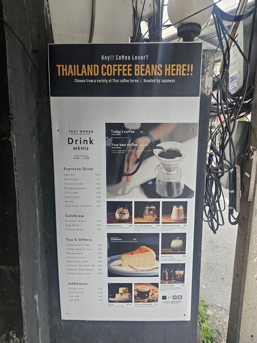 Menu Y'est Works Coffee Roastery-8