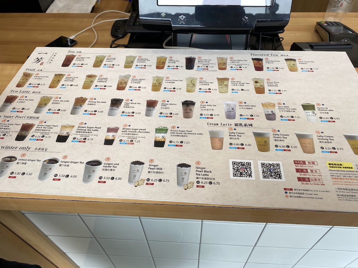 Menu Yifang Taiwan Fruit Tea-7