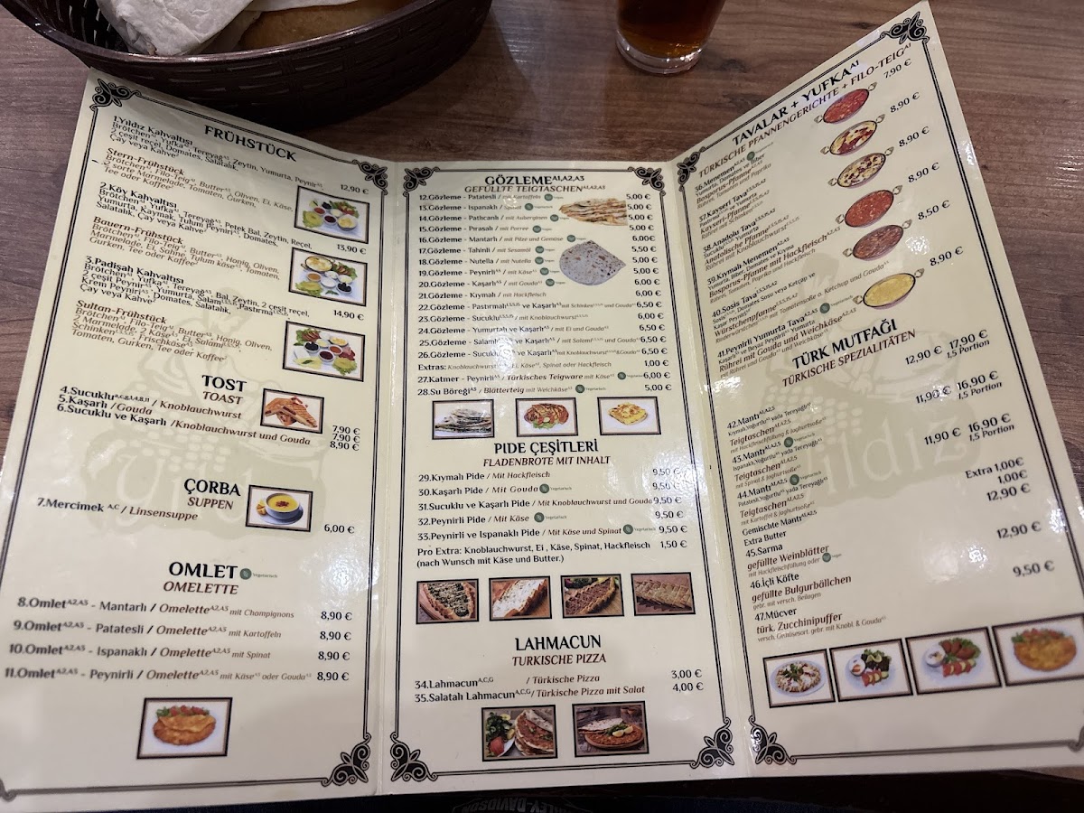 Menu Yildiz Cafe & Gözleme-2