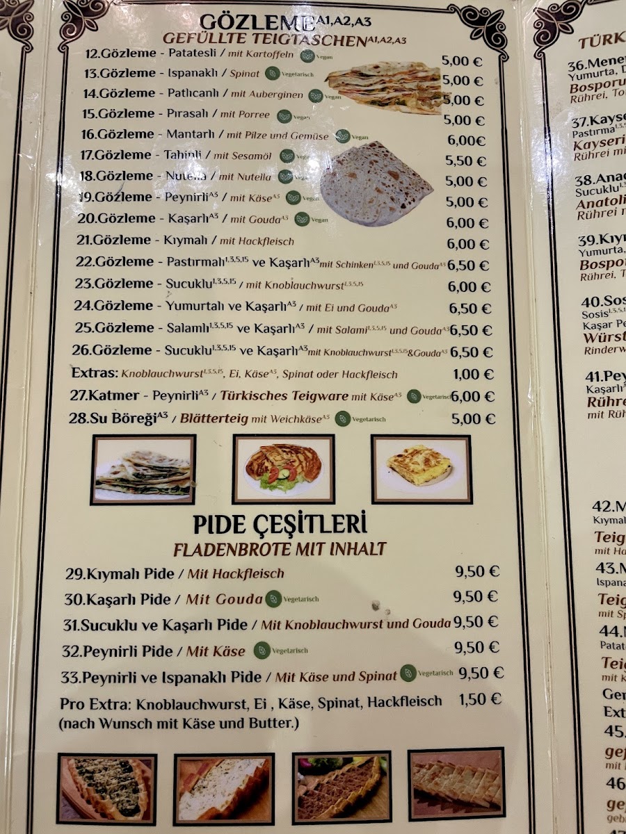 Menu Yildiz Cafe & Gözleme-3