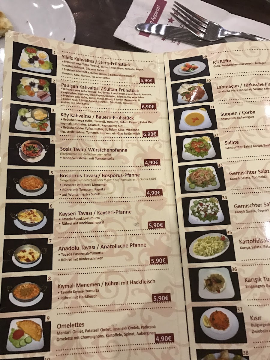Menu Yildiz Cafe & Gözleme-9
