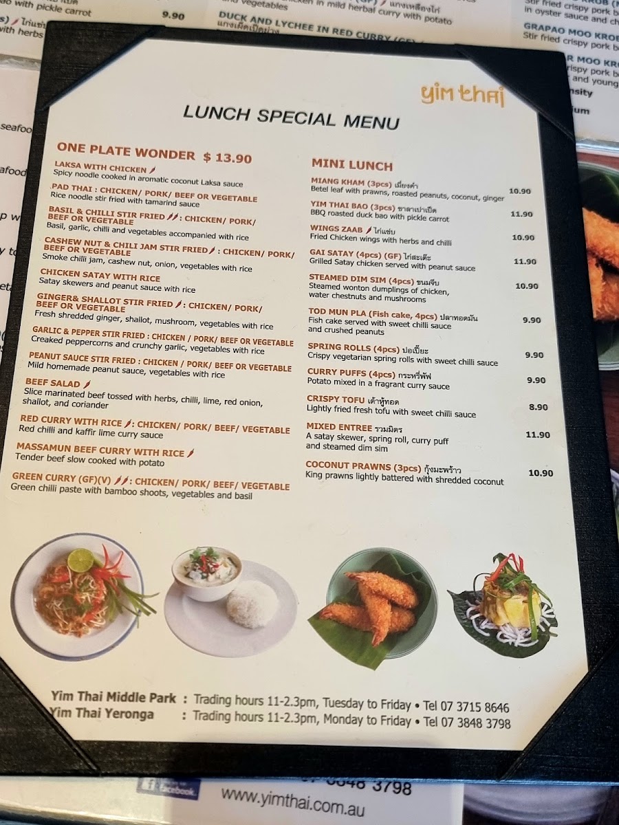 Menu Yim Thai Yeronga-2