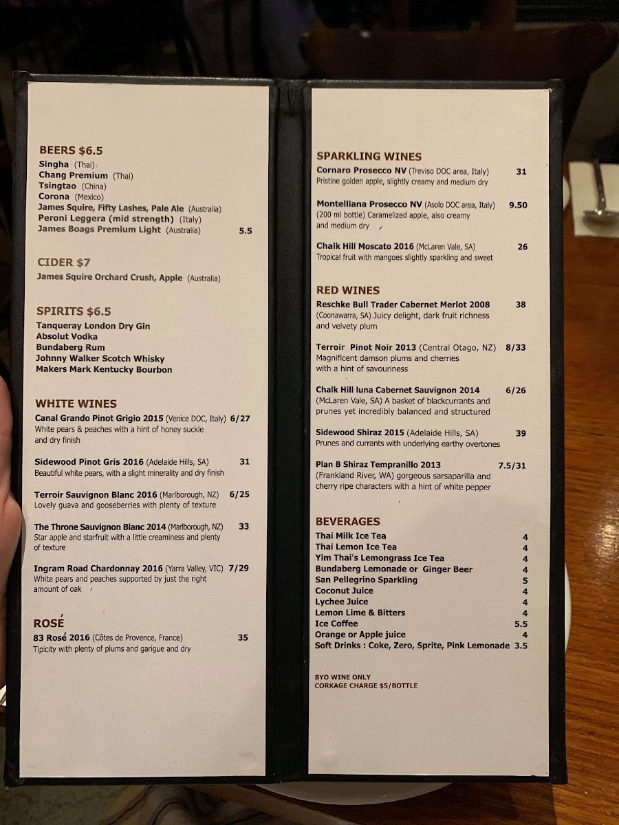 Menu Yim Thai Yeronga-3
