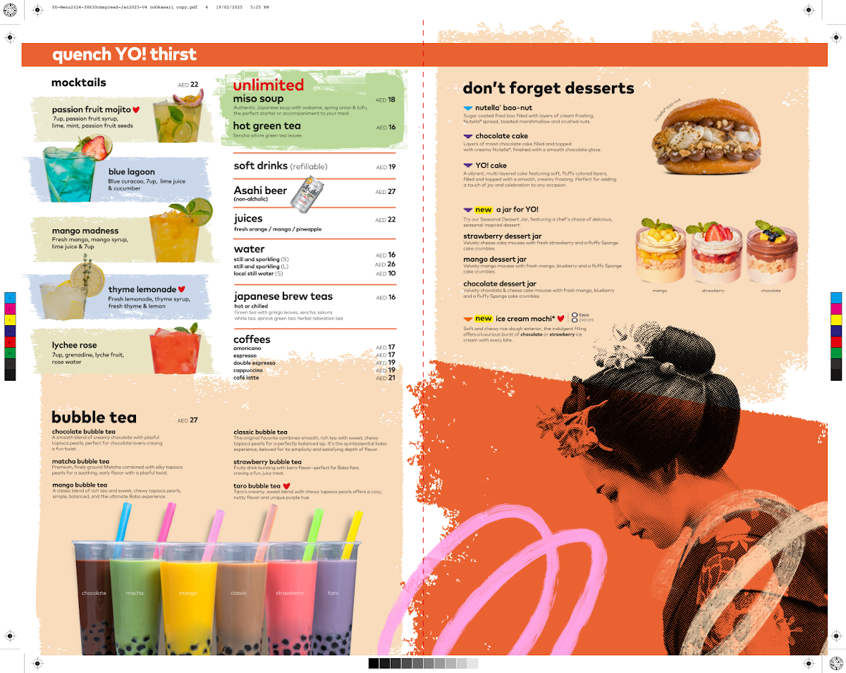 Menu Yo! Sushi - Mall Of The Emirates-1