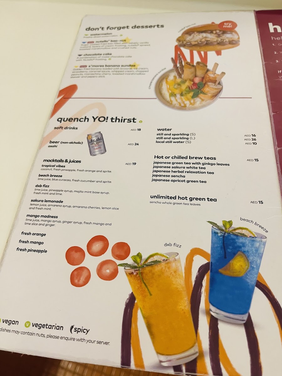 Menu Yo! Sushi - Mall Of The Emirates-5