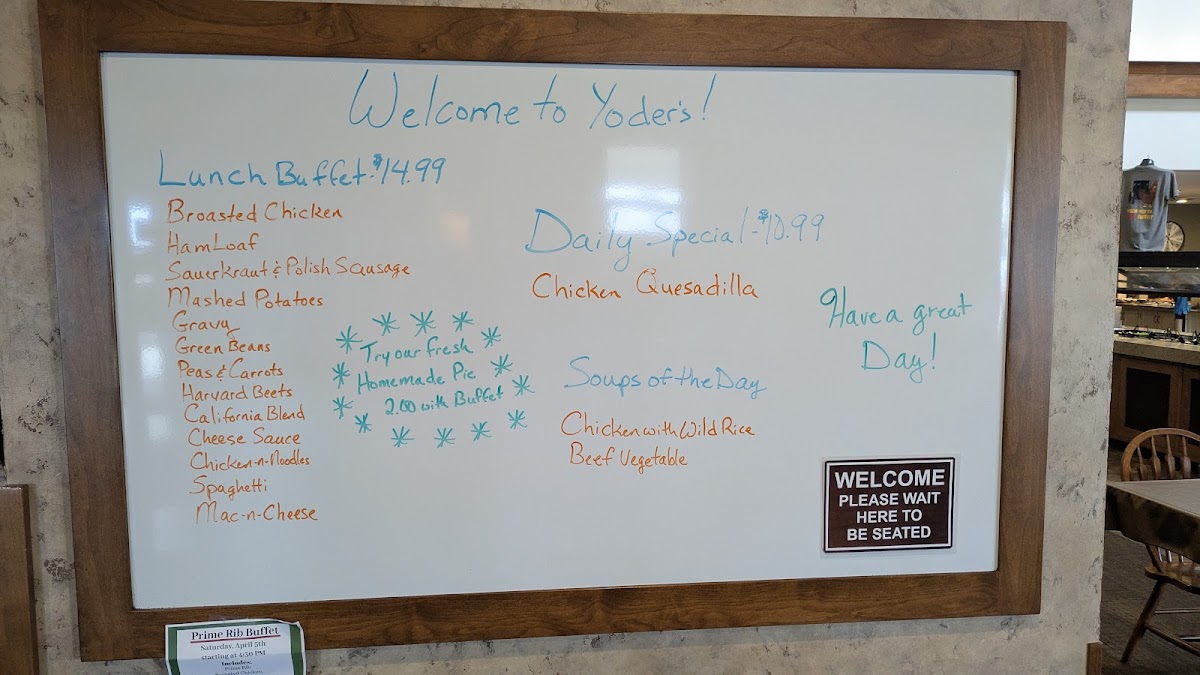 Menu Yoder's Kitchen-10