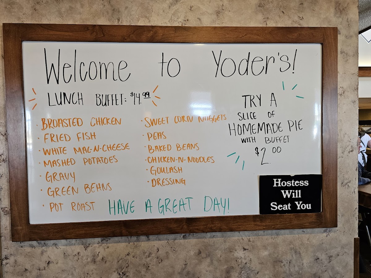 Menu Yoder's Kitchen-6