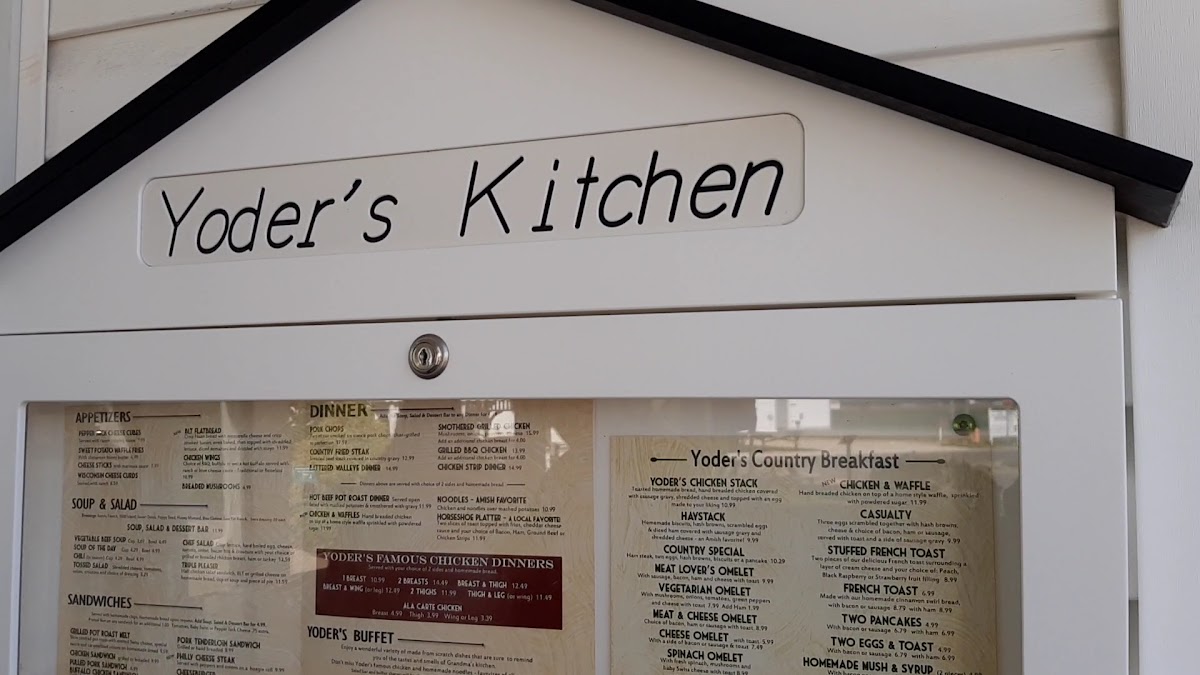Menu Yoder's Kitchen-7
