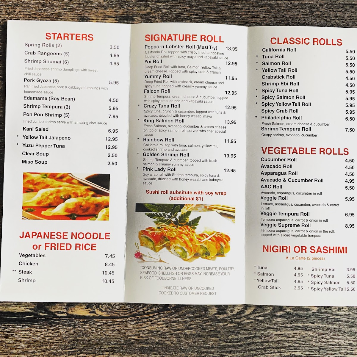 Menu Yoi Hibachi & Sushi-1