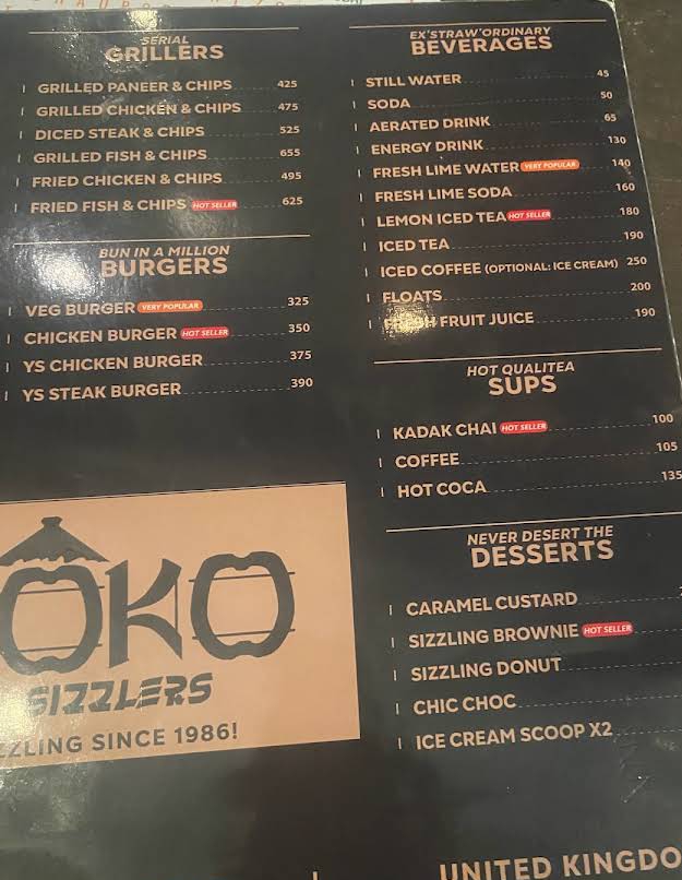 Menu Yoko Sizzlers-2