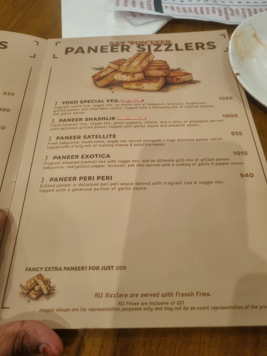 Menu Yoko Sizzlers-8