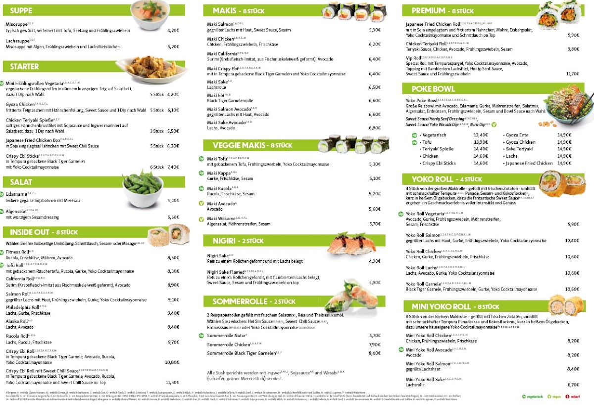 Menu Yoko Sushi Lieferservice Ahrensburg-2