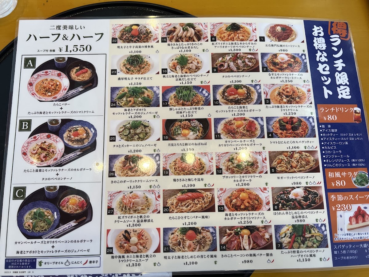Menu Yomenya Goemon-7
