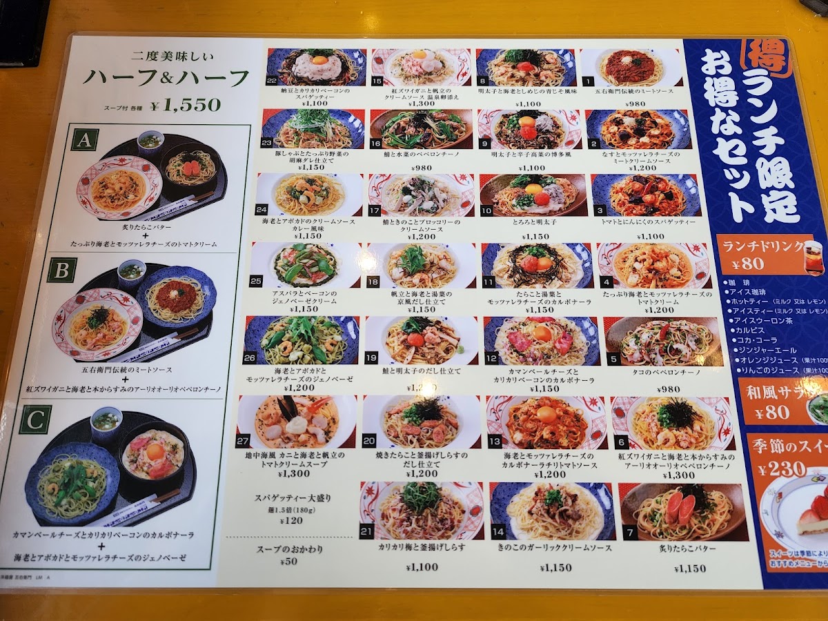Menu Yomenya Goemon-9